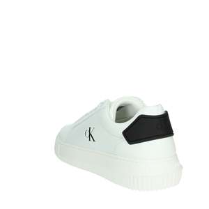 Sneakers Casual da Uomo Calvin Klein Jeans con Lacci, Ammortizzate, a Profilo Basso, Bianche e Nere - Product Image 2