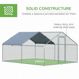 <span class=keywords><strong>Poulailler</strong></span> en métal mobile à vendre, barrière et enclos pour poulets - Product Image 4