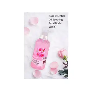 Custom all'ingrosso Private Label 750ml petalo di rosa gel doccia profumo per il corpo per il lavaggio del corpo Gel doccia per tutti i giorni