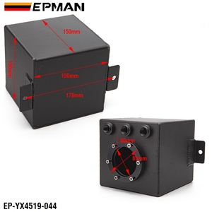 EPMAN 2L Noir Billette En Aluminium Réservoir De Montée Subite de Carburant + 1PC Externe de Haute Qualité 044 <span class=keywords><strong>Pompe</strong></span> À Carburant EP-YX4519-044 - Product Image 2