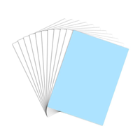 Papier de transfert thermique personnalisé avec logo, format A3 A4, 100 pièces, papier de sublimation pour presse à chaud, feuilles pour tasses