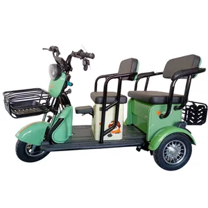 Electric Passenger Tricycle Cargo Trike With 2 Seats New Motorcycle Fashionable Leisure 3 Wheel Adult 3 Wheel Cargo Bike