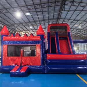 Usine Kid Party Game Offre Spéciale toboggans gonflables château <span class=keywords><strong>gonflable</strong></span> <span class=keywords><strong>d</strong></span>'arrière-cour videur <span class=keywords><strong>de</strong></span> saut plein <span class=keywords><strong>d</strong></span>'entrain avec piscine - Product Image 3