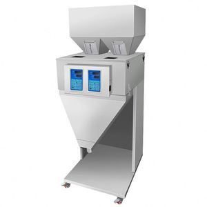 Machine de remplissage automatique de granulés, poudres (avoine, épices, café, thé, protéines), céréales et distributeur de pesage pour aliments pour chiens en vrac - Product Image 1