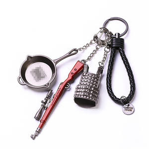 Porte-clés pistolet en alliage de Zinc et métal, <span class=keywords><strong>jeu</strong></span> de france à la mode, repas du poulet <span class=keywords><strong>Jedi</strong></span>, grand échappement, - Product Image 5