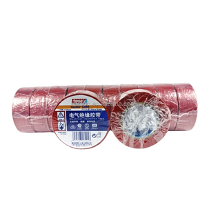 Venta al por mayor para Tesa 53988 <span class=keywords><strong>cinta</strong></span> aislante eléctrica <span class=keywords><strong>de</strong></span> PVC 19mm x 10 metros adhesivo <span class=keywords><strong>de</strong></span> goma resistente al calor rojo enmascaramiento <span class=keywords><strong>de</strong></span> un solo lado - Product Image 4