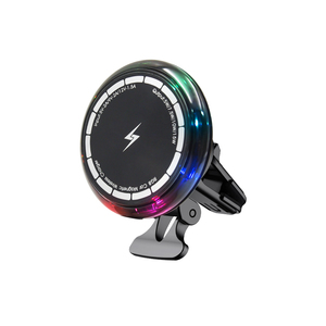 RGB LED 15W <span class=keywords><strong>Cargador</strong></span> inalámbrico magnético <span class=keywords><strong>Cargador</strong></span> <span class=keywords><strong>de</strong></span> coche Soporte <span class=keywords><strong>de</strong></span> teléfono <span class=keywords><strong>de</strong></span> coche <span class=keywords><strong>de</strong></span> carga rápida Soporte <span class=keywords><strong>de</strong></span> teléfono <span class=keywords><strong>de</strong></span> imán fuerte <span class=keywords><strong>para</strong></span> I Phone 17 16 15 - Product Image 1
