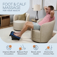 Prix d'usine OEM vibrant électrique Vibration masseur de pieds pour neuropathie relaxant mollet et thérapie des pieds Machine vibrante