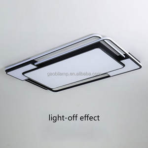 Moderna plafoniera a montaggio superficiale con interruttore di controllo alta CRI 90 per soggiorno - Product Image 3