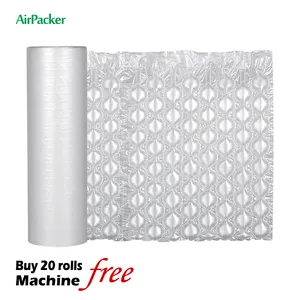 Plastic Air Cushion Finish Films for Packing Peanuts Easy Operation Life Hack Air Cushion Film Protective Packaging