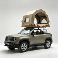 Tente de toit gonflable portable, imperméable et résistante au vent pour SUV, camping en plein air et voyages tout-terrain