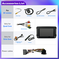 Pour VW Polo Golf Passat Skoda Radio Headunit Device 2 Double Din 7 pouces Quad octa-core Android voiture stéréo GPS Navigation Carplay
