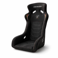 Siège baquet universel JBR New Pro MX-A Style en fibre de verre avec dossier en fibre de carbone pour sièges de voiture modifiés et simulateurs de course