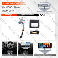 Système de navigation GPS Android 12,3 pouces pour FORD Fiesta 2009-2014, autoradio stéréo avec CarPlay sans fil, Android Auto, cadre arrière