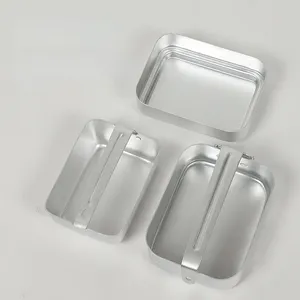 Ensemble de cuisine de <span class=keywords><strong>camping</strong></span> en alliage d'aluminium pour l'extérieur, style classique, avec cantine, boîte à lunch, boîte à dîner, équipement de cuisson pour la randonnée et le pique-nique BX28 - Product Image 3