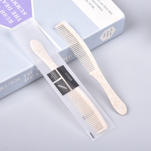 Accessoires pour hôtels écologiques Articles taille voyage <span class=keywords><strong>Airbnb</strong></span> Fournitures pour hôtels Kit de salle de bain Peigne - Product Image 1