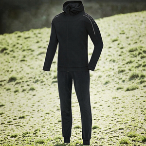 ZNA haute qualité imprimé décontracté Micro-polaire Polyester survêtement pour hommes Stretch à capuche vêtements d'entraînement automne ensemble de vêtements de sport - Product Image 3