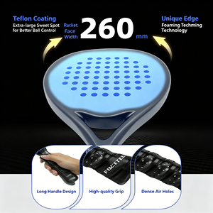 Raqueta de Pádel Reforzada con Kevlar Prism, Equilibrio Uniforme con Núcleo Suave de Eva de Alta Densidad y Mejora de Efecto para Nivel Club - Product Image 3