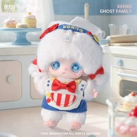Vente en gros de pendentifs en peluche de la série Ghost Keeno Fluffy Cute Ghost, boîte mystère, jouets décoratifs tendance