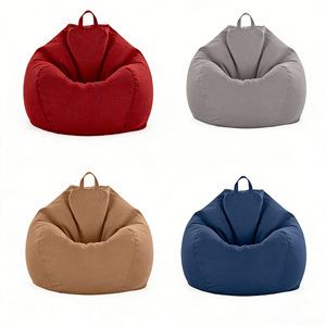 Sillón Puff Mini, Sofá Suave con <span class=keywords><strong>Funda</strong></span> Extraíble y Plegable para Adultos - Product Image 2