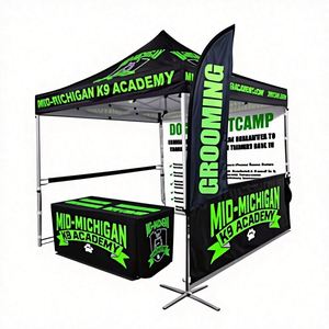 Foldable <b>Heavy</b> <b>Duty</b> Aluminum Frame Waterproof UV Resistant <b>Gazebo</b> Tent for Promotional Exhibitions and Outdoor Advertising - Product Image 1