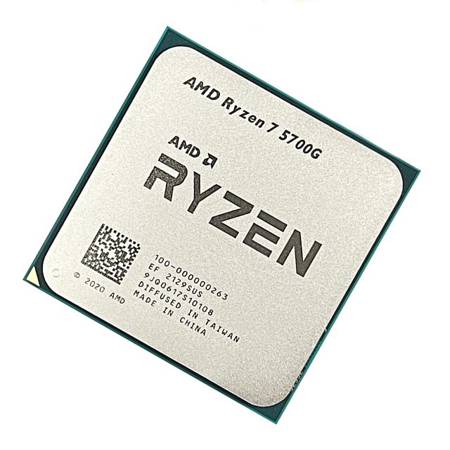 Processor R7 5700G Scattered CPU 8-Core 16 Thread 3.8GHz 65W AM4 Interface Suitable