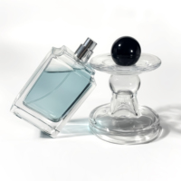 Vente en gros bouteille vide de parfum unique boîte d'emballage de cosmétiques bouteille d'huile essentielle bouteilles de parfum rectangulaires rectangulaires 100ml