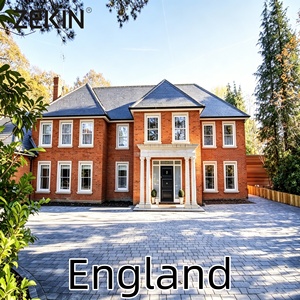 Zekin Uk Project Villa Ce Certified Aluminum <b>Window</b> Tempered Glass Energy Efficient Entry Door Sdl French Hung Picture <b>Windows</b> - Product Image 1