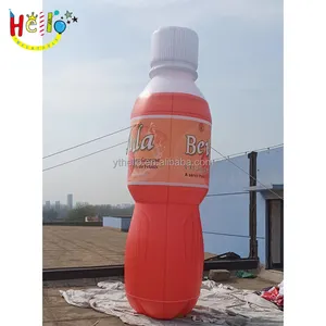 Botella de agua inflable modelo de publicidad inflable personalizada para eventos al aire libre
