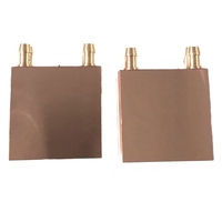 60x60x12mm chasis servidor teléfono ordenador cobre puro bloque de refrigeración por agua CPU GPU Placa de refrigeración por agua Industrial bloque de agua