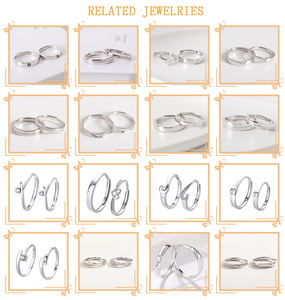 Amore non cade mai promessa coppia anello Set lettera 925 argento Sterling matrimonio anello di fidanzamento con diamanti per uomo donna alta gioielleria - Product Image 6