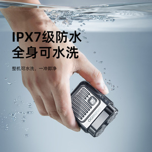 เครื่องโกนหนวดไฟฟ้าแดวูแบบสองหัวกันน้ำ IPX7 ชาร์จได้สำหรับผู้ชาย - Product Image 3