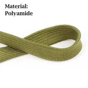 2,5 ~ 60 мм Армейский Зеленый Нейлоновый Плетеный изолированный рукав для защиты провода полиамидный расширяемый рукав-оболочка - Product Image 4