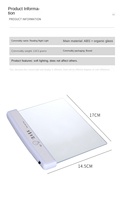 Lampe de lecture LED moderne pour la protection des yeux avec commande manuelle par bouton pour salon et chambre à coucher