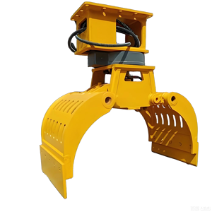 Cucharón Hidráulico Rotatorio Tipo Concha con Motor para Excavadora de 6 Toneladas Q345, Garra Eficiente para Carga/Descarga en Ríos - Product Image 1