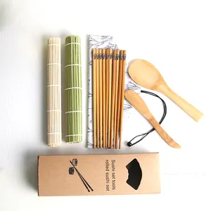 初心者のための工場バルク寿司ツールDIY寿司作りキット竹マット箸オールインワン寿司メーカーセット