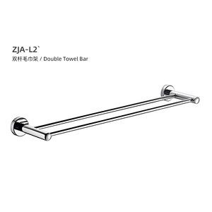 Wall Mounted Stainless Steel 304 Towel Rack Accessories 12-Piece <strong>Bathroom</strong> <strong>Set</strong> Contemporary Design Hotel Use Satin Finish Model - Product Image 5