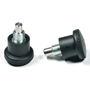 Kenop tarik Mini yang dapat disesuaikan dengan Plunger indeksasi kepala plastik dan bahan seng bodi baja karbon - Product Image 4