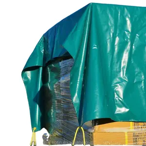 Tarpaulin Truck Tarpaulin Cover Truck Canvas Heavy Duty 650gsm Blue Tarpaulin 1000d*1000D 18*18 Outdoor Tarp For Trucks Waterproof