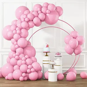 Balon lateks pesta Premium balon Macaron Pastel untuk pesta ulang tahun pernikahan perayaan kelahiran bayi pengungkapan jenis kelamin