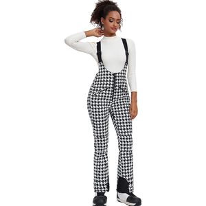 <b>Women</b> <b>Ski</b> <b>Bibs</b> Waterproof Slim Fit Overalls Elastic Snowboard Pant Outdoor - Product Image 3