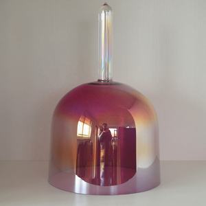 Cuenco para cantar con mango HF, 432Hz, 440Hz, luz cósmica de Rubí, cuencos Cantores de cristal de cuarzo de mano para meditación curativa con sonido - Product Image 6