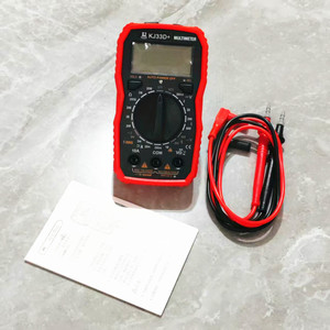 KJ33D เครื่องวัดโวลต์มิเตอร์แบบไม่สัมผัส รุ่นใหม่ พร้อมระบบปิดอัตโนมัติ 600V/10A/20M จอ LCD แสดงค่าโวลต์ แอมป์ และโอห์ม - Product Image 4