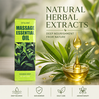 Huile de massage aux herbes SiFULAND 60ml, huile de massage nourrissante pour le corps, huile de massage pour soulager la douleur, OEM, étiquette privée, en vrac