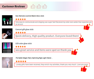 แท่งไฟ LED ของ Longstargift สำหรับคอนเสิร์ต RGB, อุปกรณ์ปาร์ตี้ดนตรีอิเล็กทรอนิกส์, ของที่ระลึกงานปาร์ตี้, สร้างบรรยากาศไนต์คลับ, อุปกรณ์เรืองแสง - Product Image 4