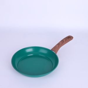 Oem Die gang không dính chậu và chảo với gỗ nhìn xử lý <span class=keywords><strong>Cookware</strong></span> sets nướng PAN - Product Image 6