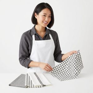 Chiffon de sac à farine imprimé numérique personnalisé 100% coton lin nettoyage tissé torchon de cuisine - Product Image 1