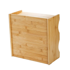 Supports de rangement empilables en bois personnalisés pour <span class=keywords><strong>CD</strong></span>, étagère de présentation complète pour <span class=keywords><strong>CD</strong></span>, organisateur de <span class=keywords><strong>CD</strong></span>/DVD en bambou, boîtes de rangement avec pieds en caoutchouc - Product Image 6
