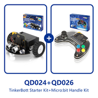 ACEBOTT Pack d'extension de jeu d'usine Projet scolaire Robot contrôleur de voiture Kits de poignée Microbit pour contrôleur de voiture Robot Microbit