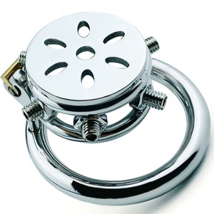 FRRK Mini Jaula de Castidad Metálica Pequeña para Hombre, Anillo para Pene, Restricción BDSM - Product Image 2